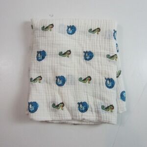 Jellycat Baby Blanket Cotton Muslin Swaddle sea tales